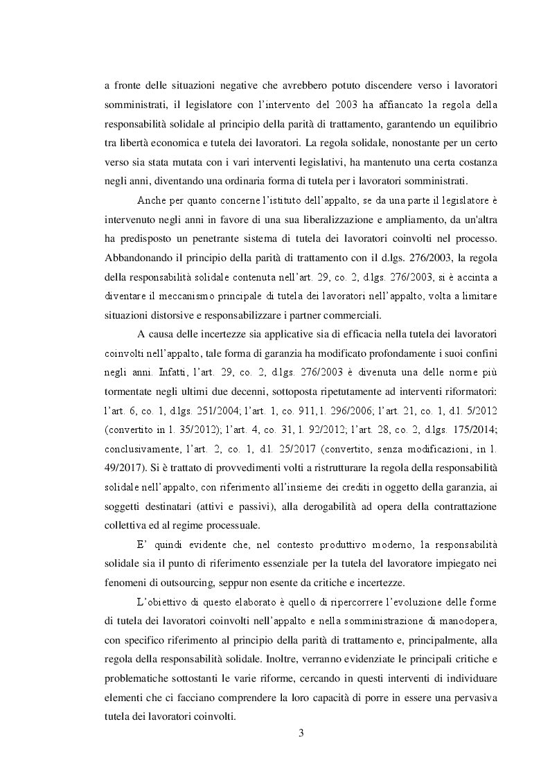 Anteprima della tesi: Il sistema delle tutele e il regime di responsabilità nei rapporti interpositori, Pagina 4