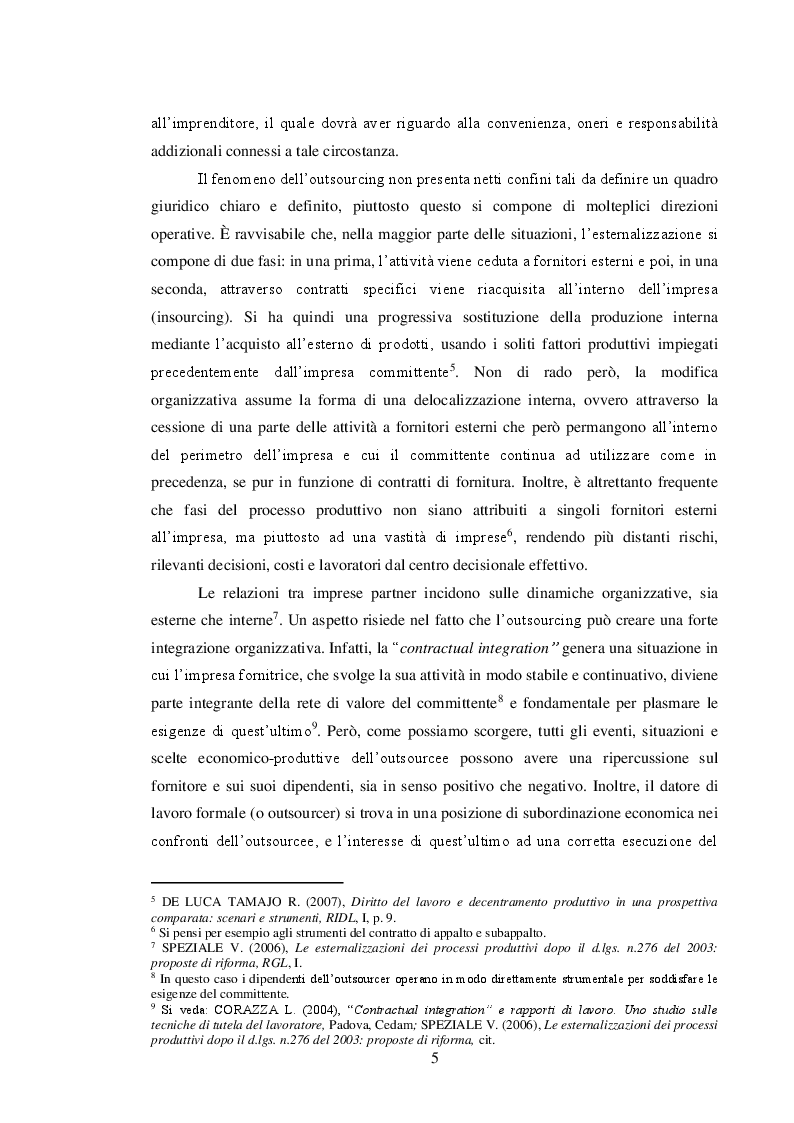 Anteprima della tesi: Il sistema delle tutele e il regime di responsabilità nei rapporti interpositori, Pagina 6