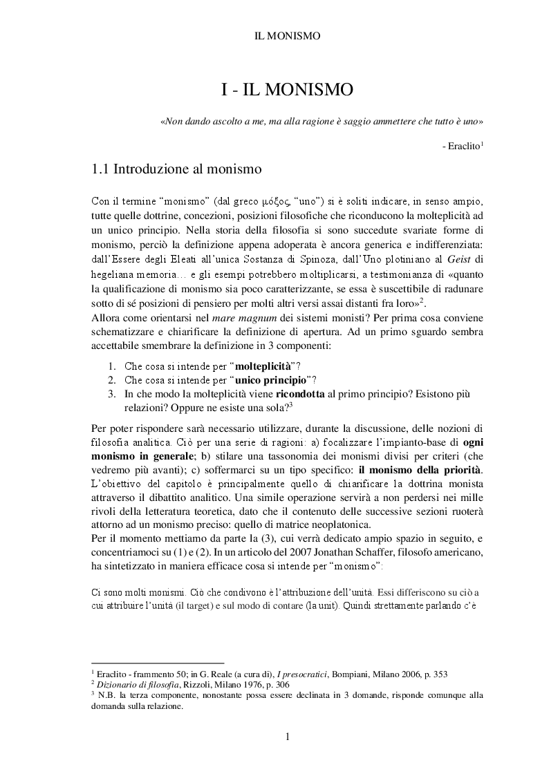 Anteprima della tesi: Il paradiso disabitato. Aporie e paradossi del monismo neoplatonico da Plotino a Eriugena, Pagina 4