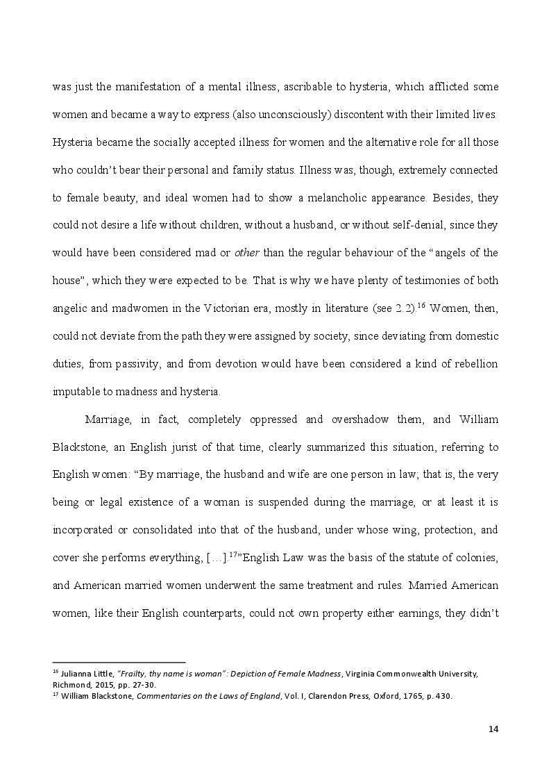 Anteprima della tesi: Self-Made Women - Catharine Maria Sedgwick and Fanny Fern, masters of women's independence, Pagina 4