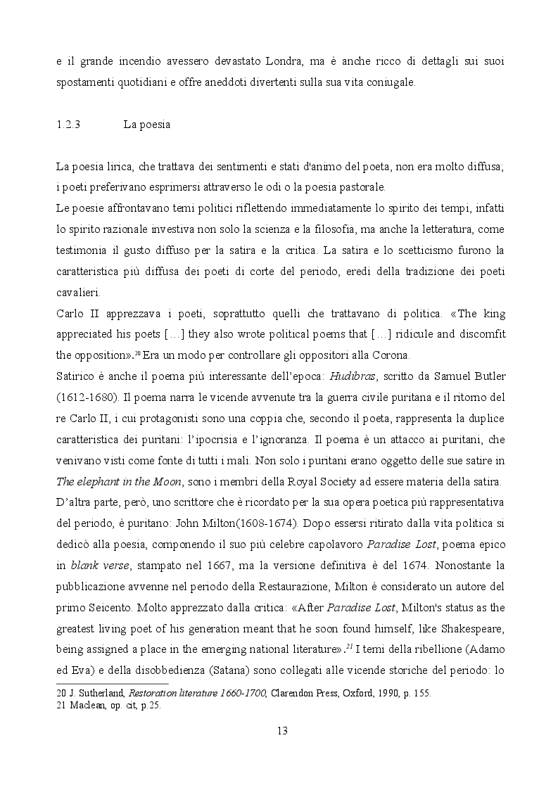 Estratto dalla tesi: Le riscritture di Shakespeare durante la Restaurazione inglese: Macbeth, The Tempest, King Lear.