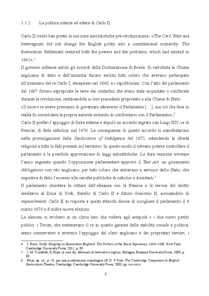 Anteprima della tesi: Le riscritture di Shakespeare durante la Restaurazione inglese: Macbeth, The Tempest, King Lear., Pagina 4