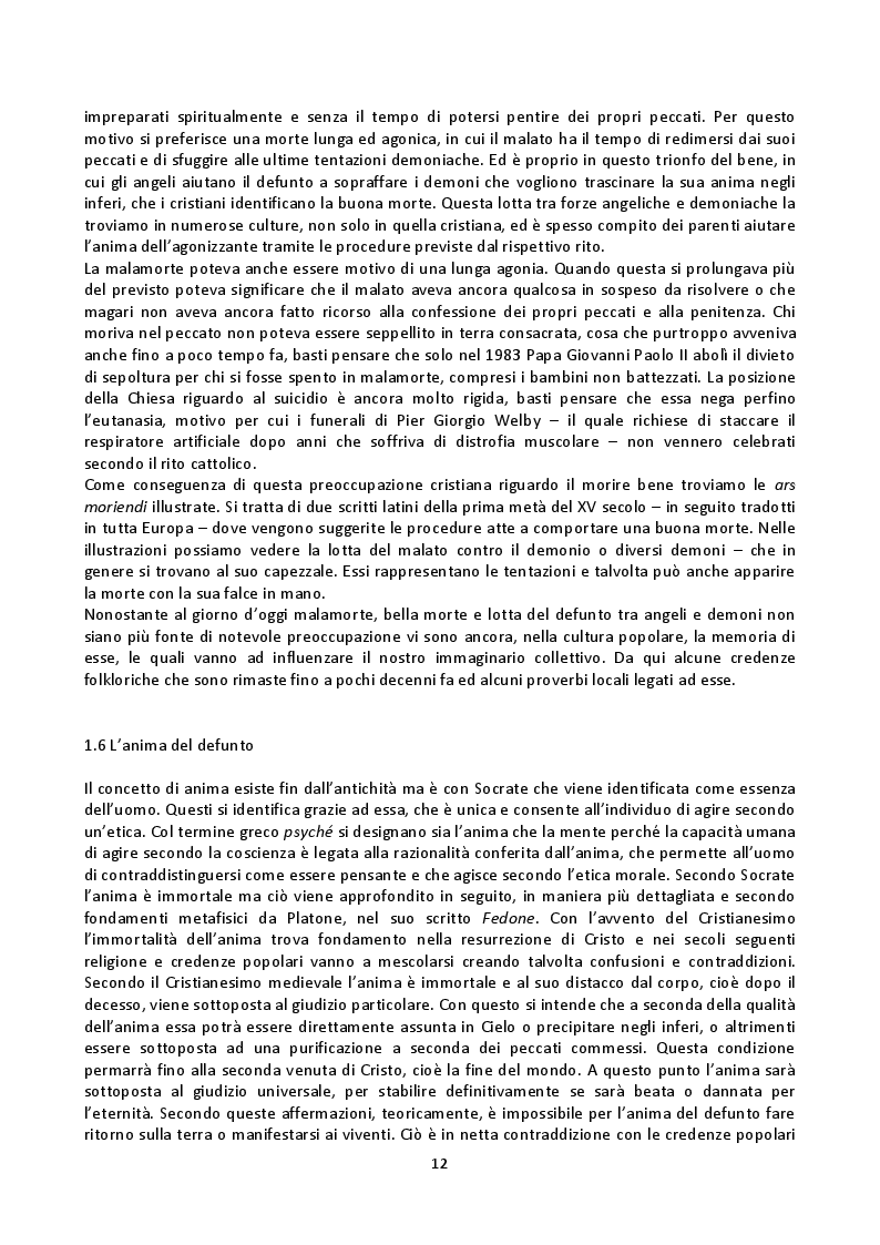 Estratto dalla tesi: Fenomenologia della morte, tanatofobia e necrofilia nella società contemporanea