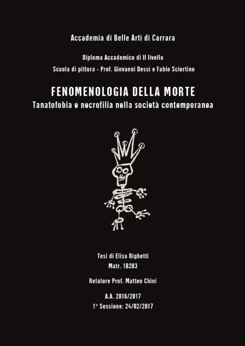 Anteprima della tesi: Fenomenologia della morte, tanatofobia e necrofilia nella società contemporanea, Pagina 1