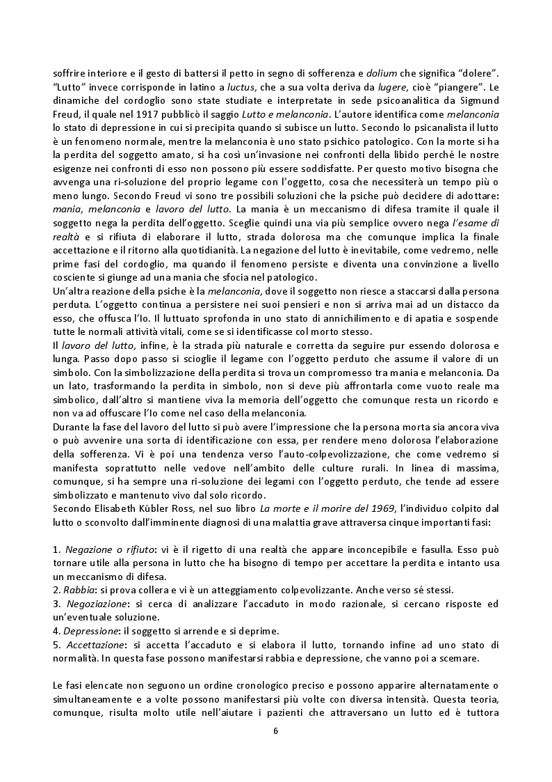 Anteprima della tesi: Fenomenologia della morte, tanatofobia e necrofilia nella società contemporanea, Pagina 4