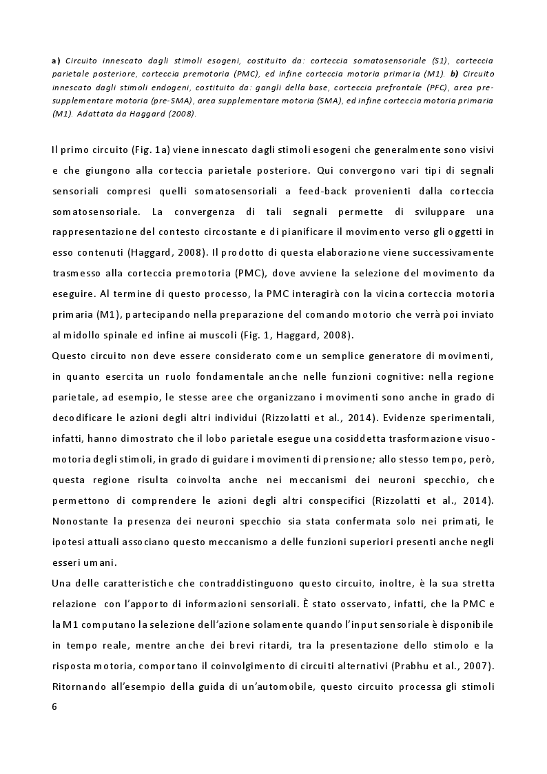 Anteprima della tesi: L'importanza delle emozioni nella genesi delle azioni: uno studio di risonanza magnetica funzionale, Pagina 4