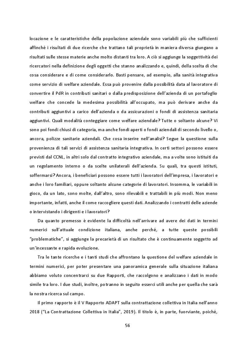 Anteprima della tesi: Welfare Aziendale e Contrattazione di Secondo Livello. Il caso delle aziende milanesi del terziario, Pagina 7