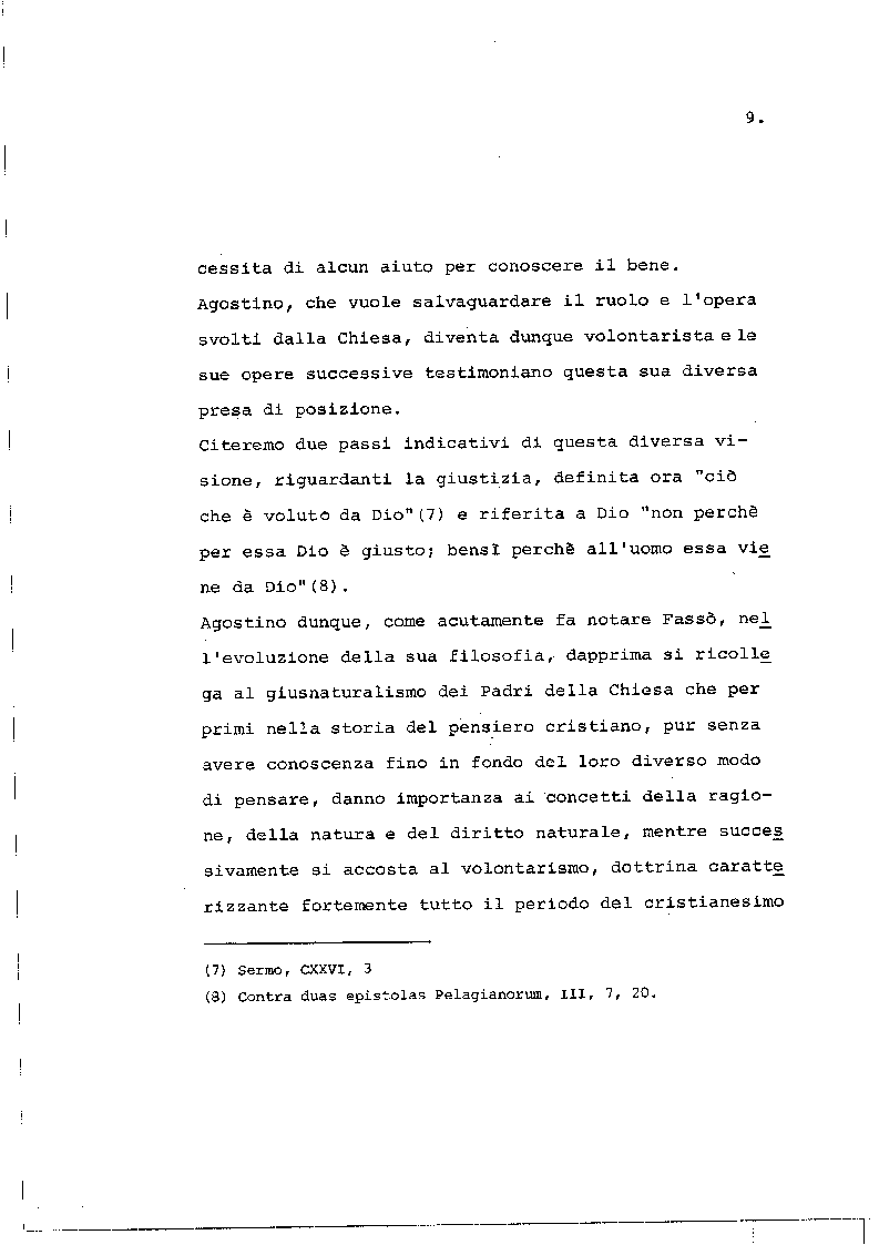 Anteprima della tesi: Il concetto di giustizia giuridica in Sant'Agostino, Pagina 8