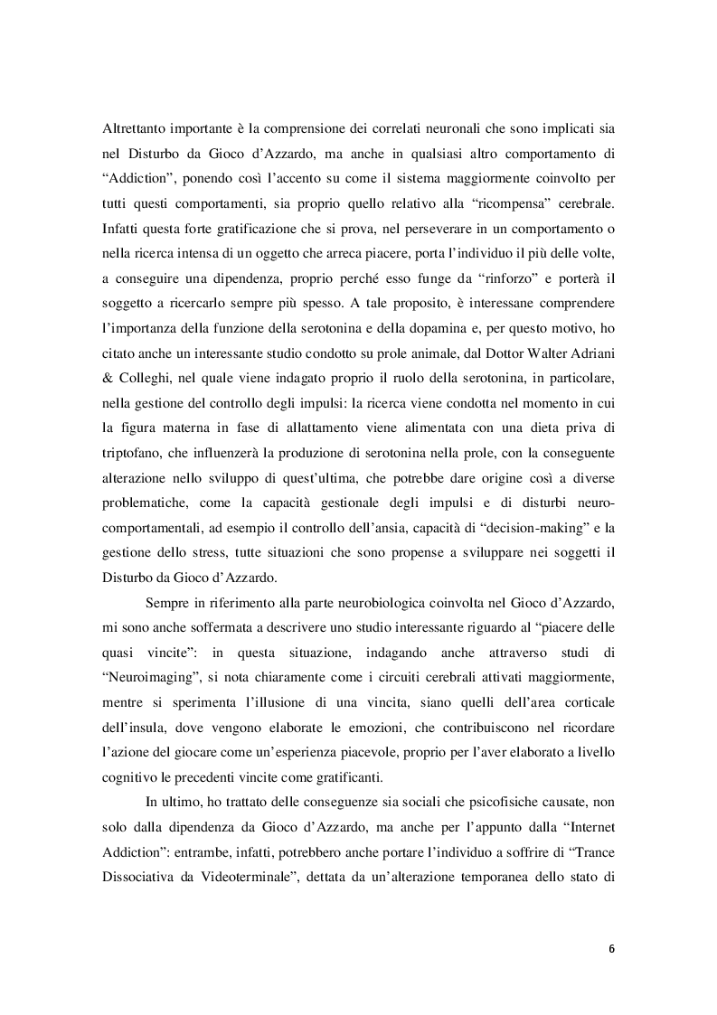 Anteprima della tesi: Disturbo da Gioco d'azzardo dall'Adolescenza all'età Adulta, Pagina 4