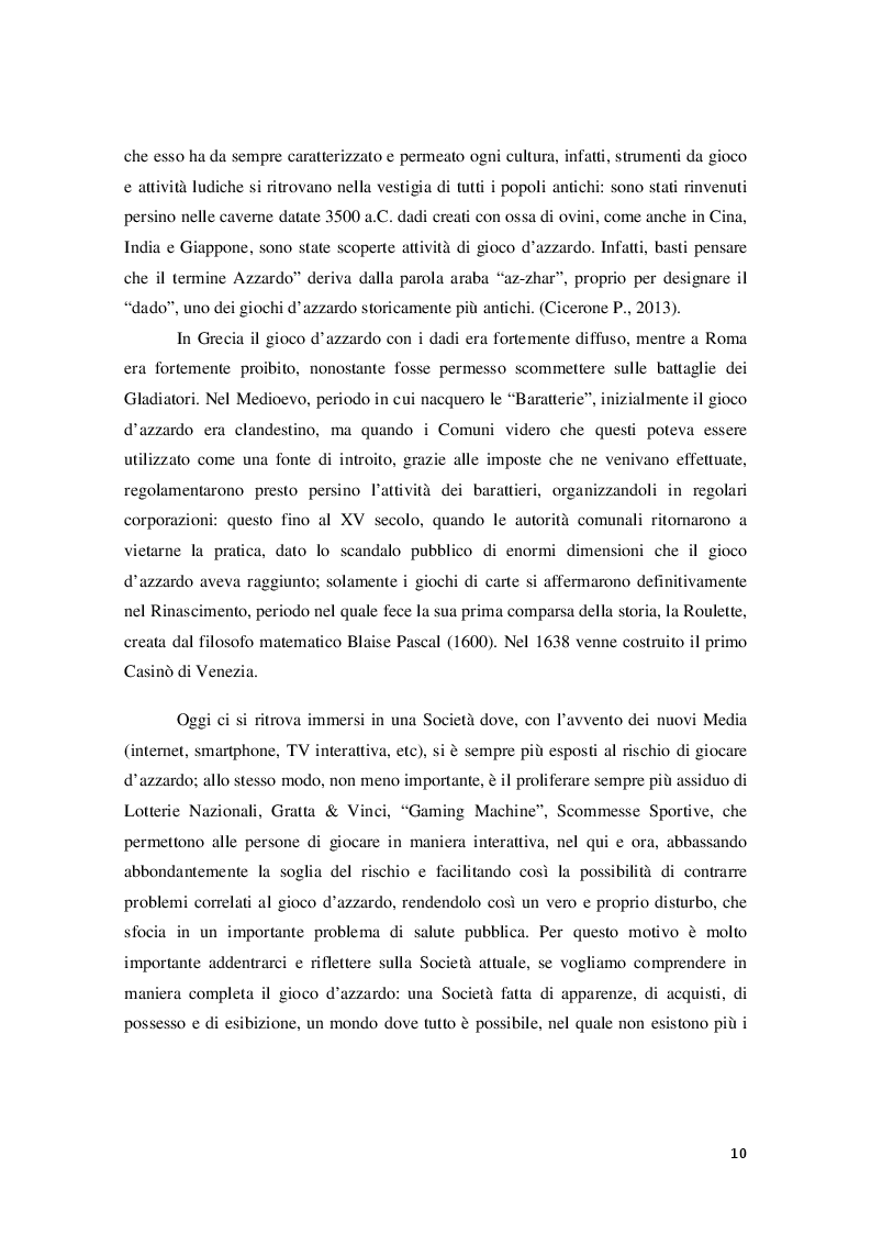 Anteprima della tesi: Disturbo da Gioco d'azzardo dall'Adolescenza all'età Adulta, Pagina 8