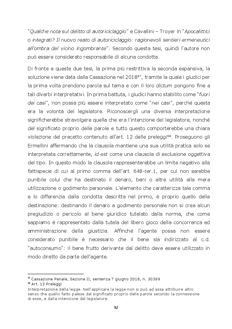 Anteprima della tesi: Autoriciclaggio e art. 25-octies D.lgs. 231/2001: come varia il principio di legalità, Pagina 4
