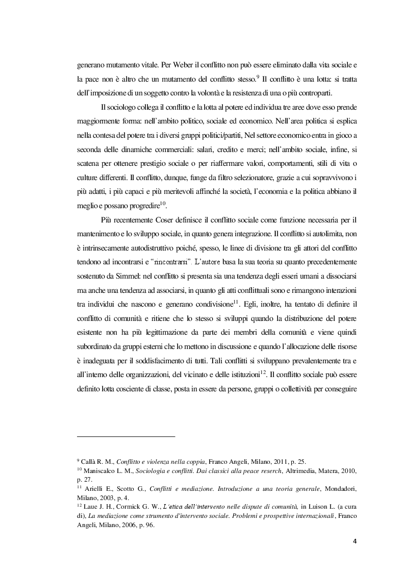 Anteprima della tesi: La Mediazione nei conflitti familiari, Pagina 5
