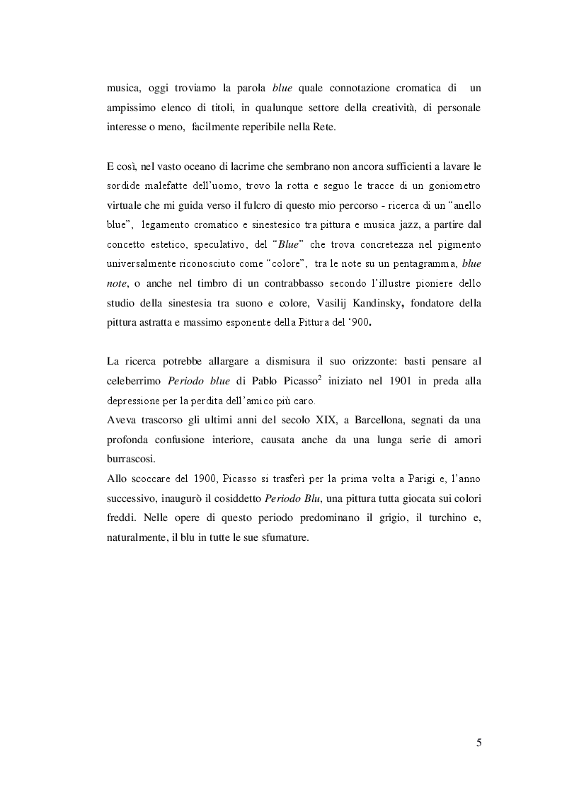 Anteprima della tesi: Blue synaesthetic roots, Pagina 4