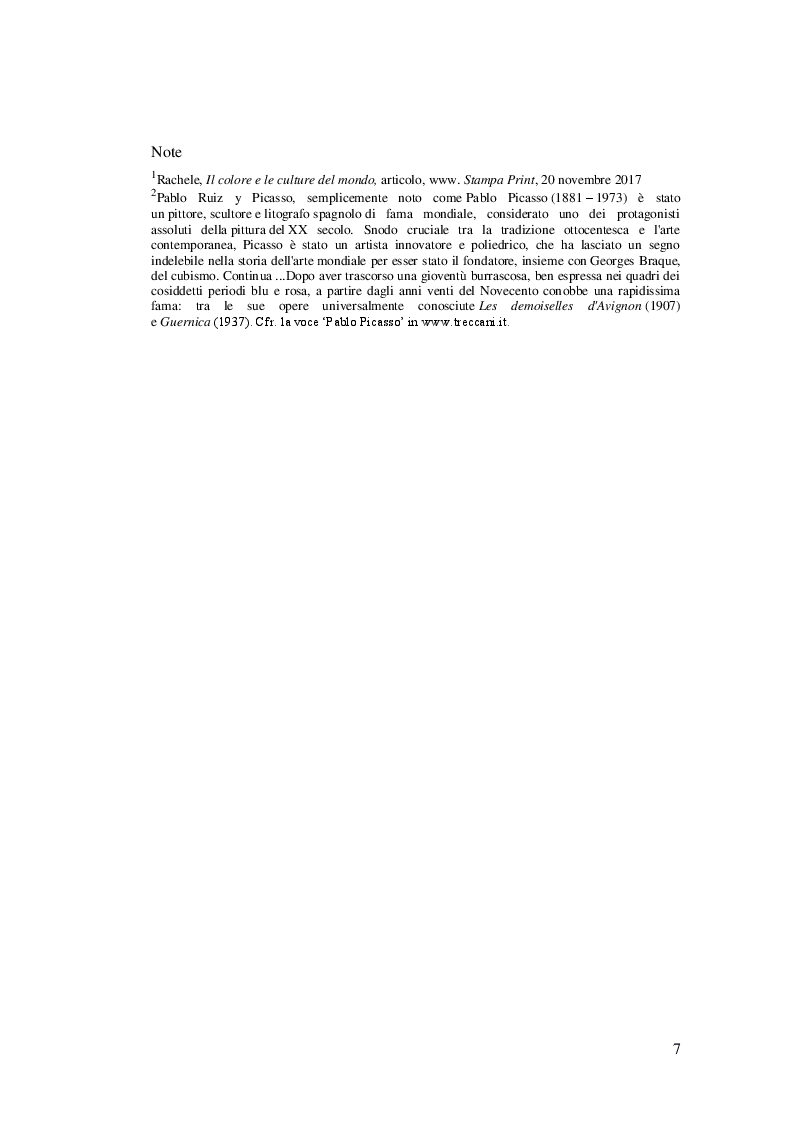 Anteprima della tesi: Blue synaesthetic roots, Pagina 6