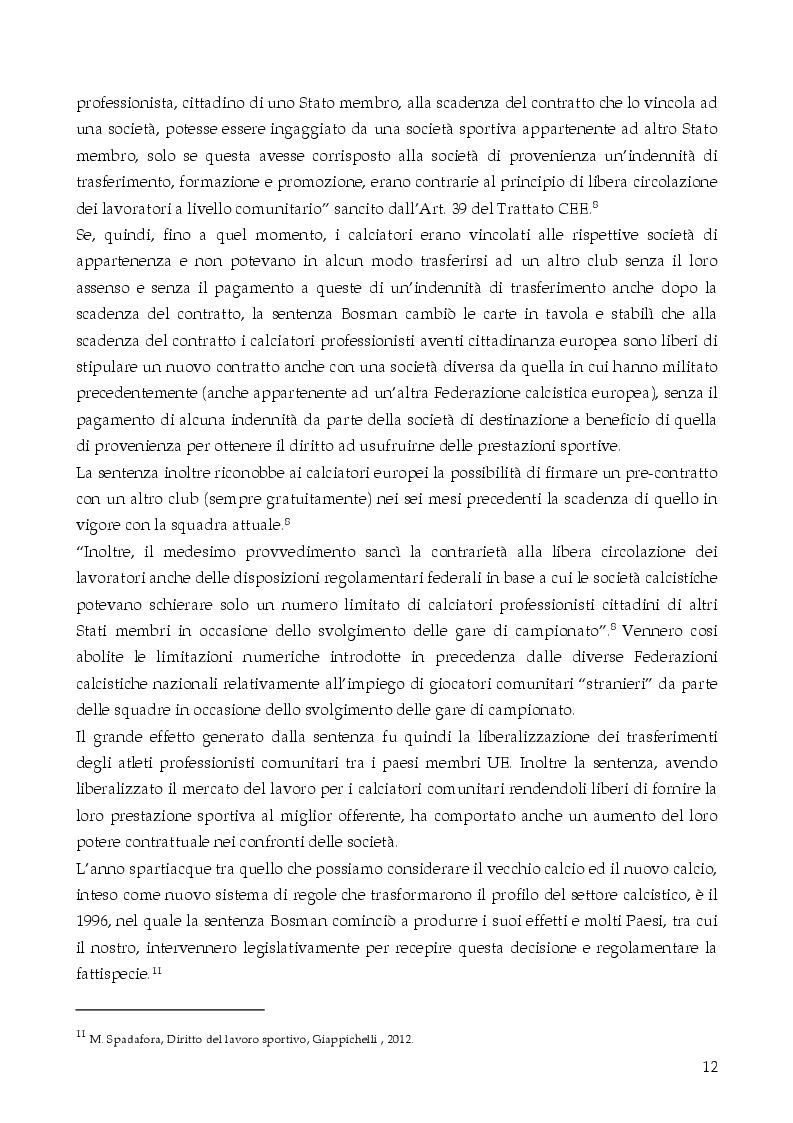 Estratto dalla tesi: Il calcio e la nuova regolamentazione UEFA sul Fair Play Finanziario. La strategia competitiva attuata dall’A.S. Roma.