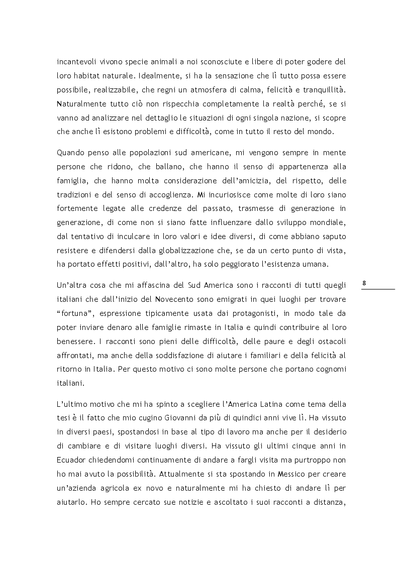 Anteprima della tesi: VIDES: la sfida di cooperazione per una ong in sud America. Analisi dei progetti per poterne trarre insegnamenti, Pagina 3