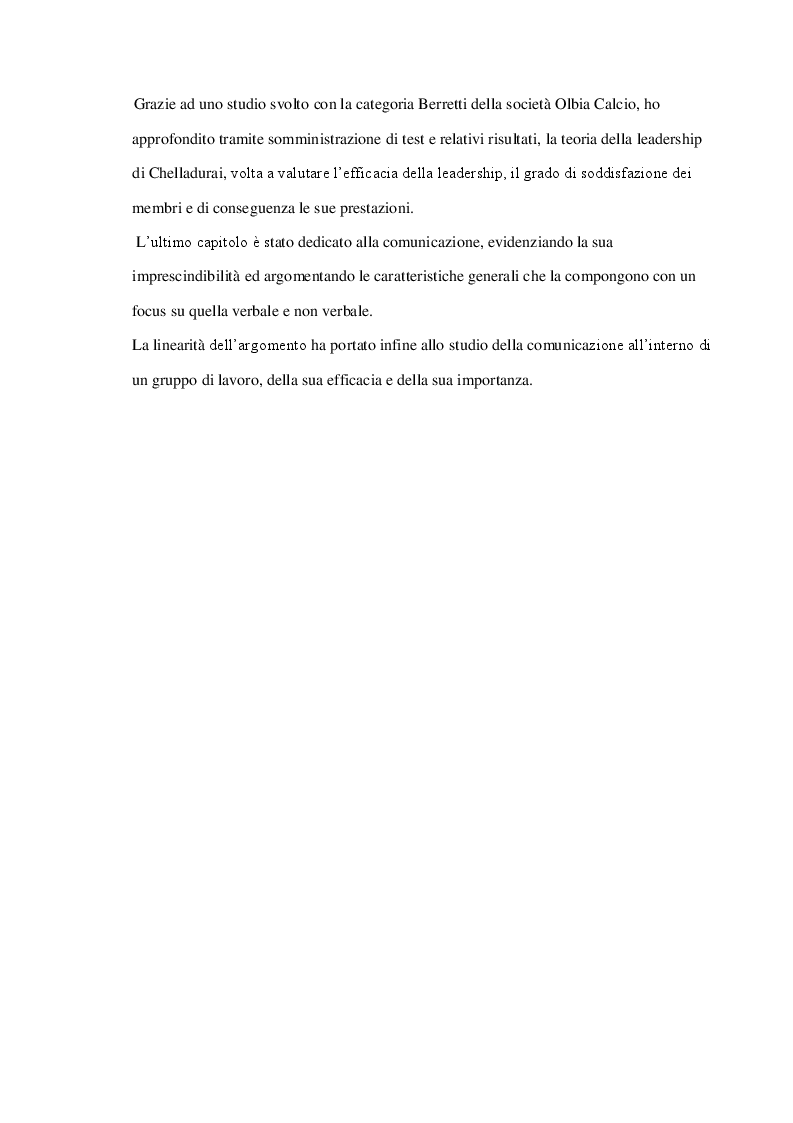 Anteprima della tesi: La Leadership all'interno dei gruppi, Pagina 3