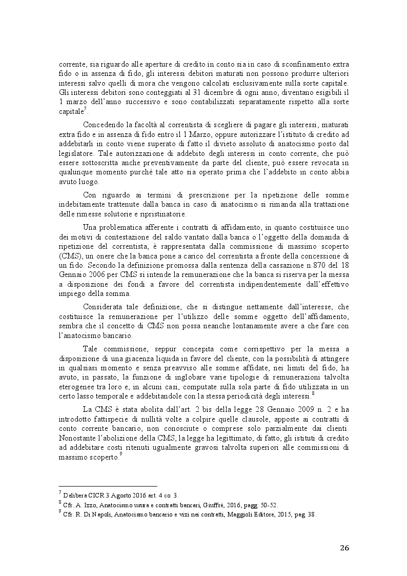 Anteprima della tesi: Profili economici e giuridici dell'anatocismo bancario, Pagina 5