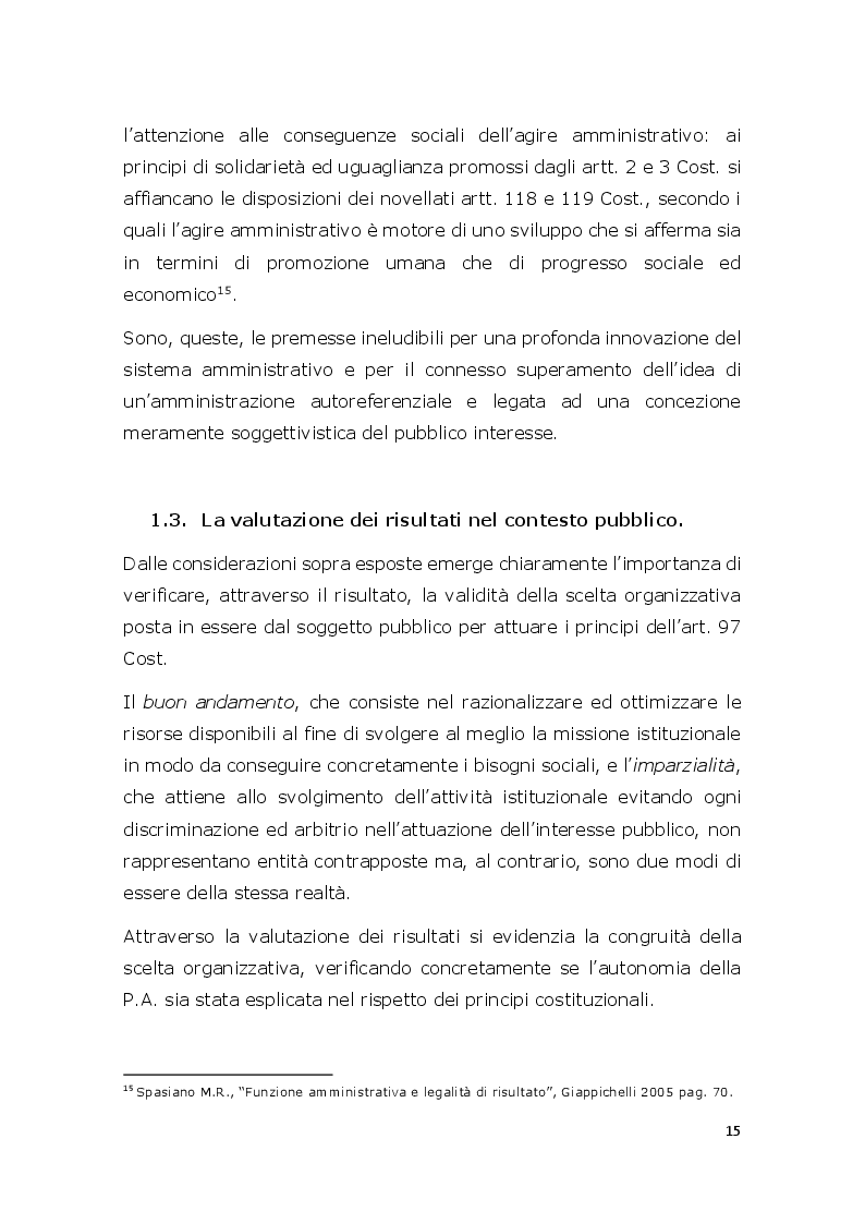 Estratto dalla tesi: Il sistema di misurazione e valutazione delle performance con particolare riferimento all’Azienda Ospedaliero-Universitaria Sant’Andrea