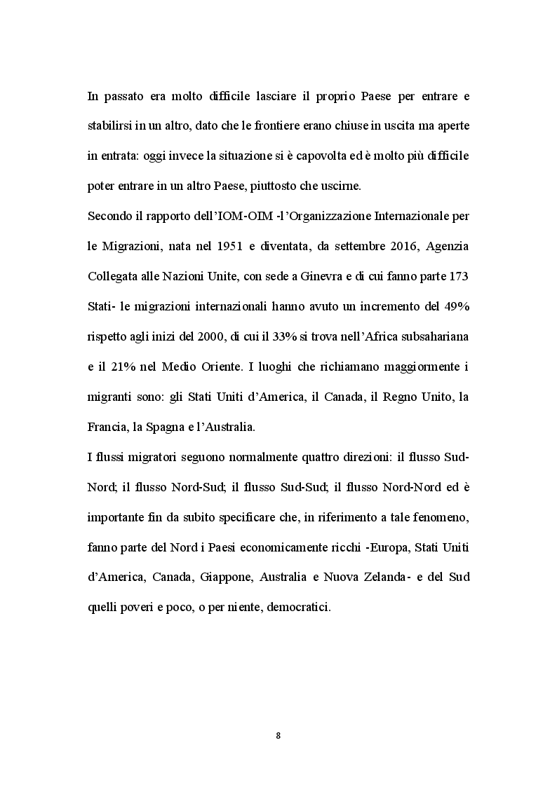 Anteprima della tesi: Un flusso migratorio Sud-Sud: Senegal-Marocco., Pagina 5