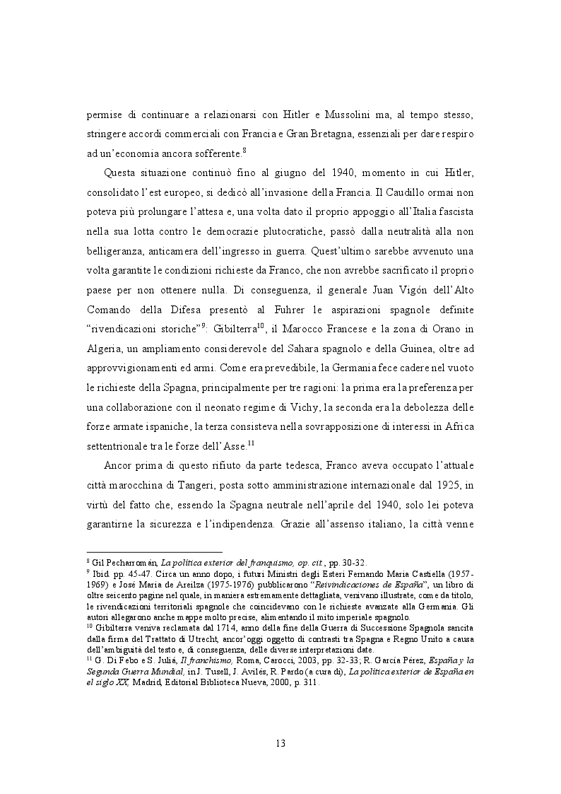 Anteprima della tesi: La Spagna ed il Mediterraneo: da politica nazionale a politica europea, Pagina 10