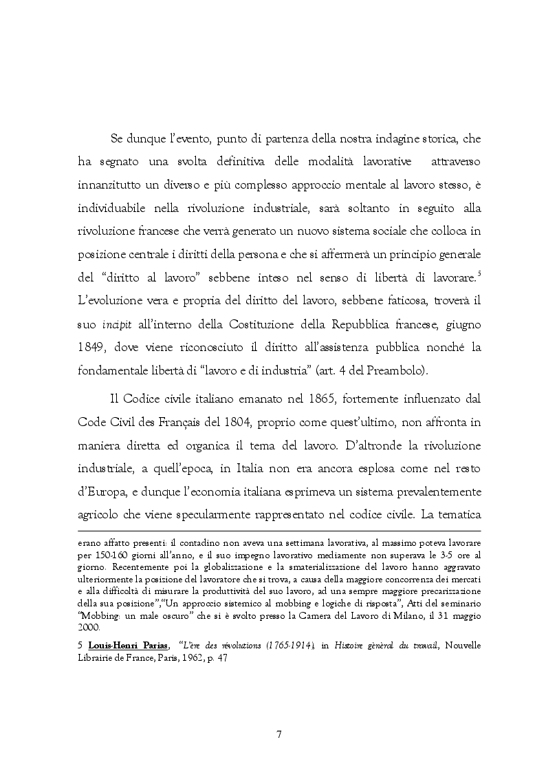 Anteprima della tesi: Il mobbing sul posto di lavoro, Pagina 7