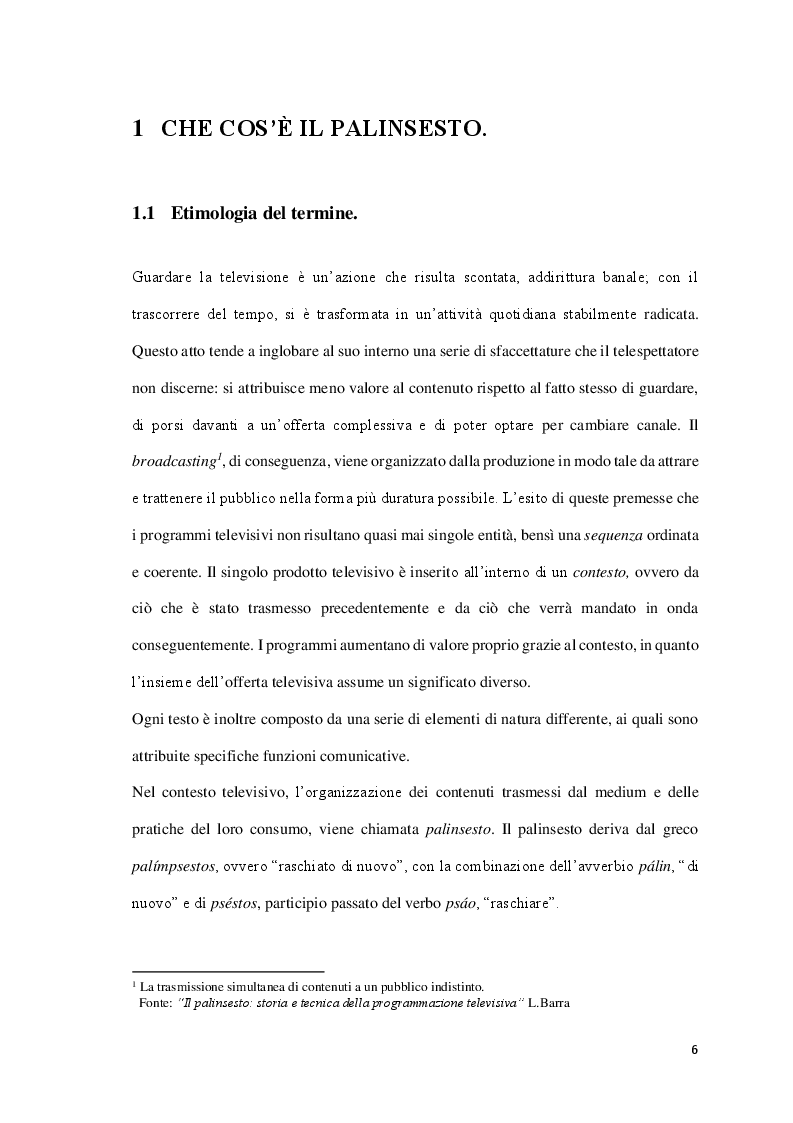 Anteprima della tesi: Splendore e declino del palinsesto, Pagina 4