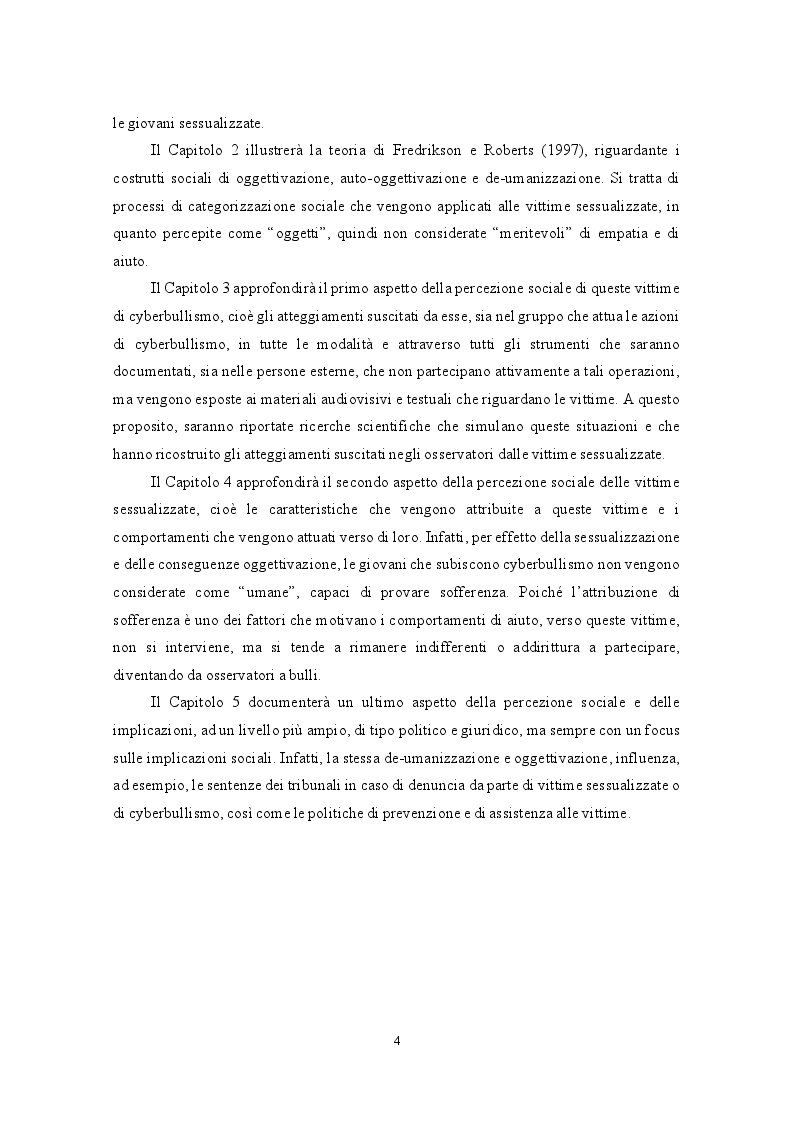 Anteprima della tesi: La percezione sociale delle vittime di cyberbullismo, Pagina 3
