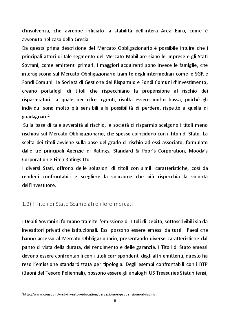 Anteprima della tesi: Il Mercato Obbligazionario e le determinanti dei Credit Ratings, Pagina 3
