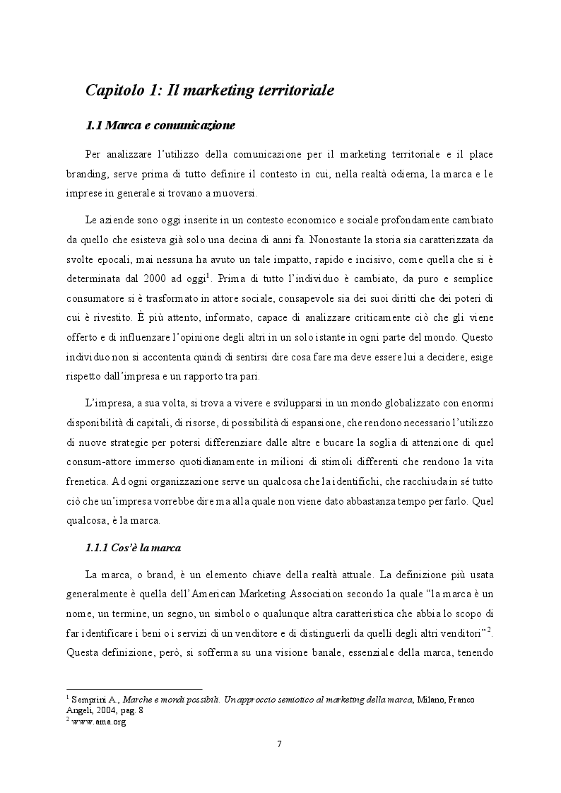 Anteprima della tesi: Comunicare il territorio attraverso le società di calcio: il caso dell'Atalanta B.C., Pagina 8