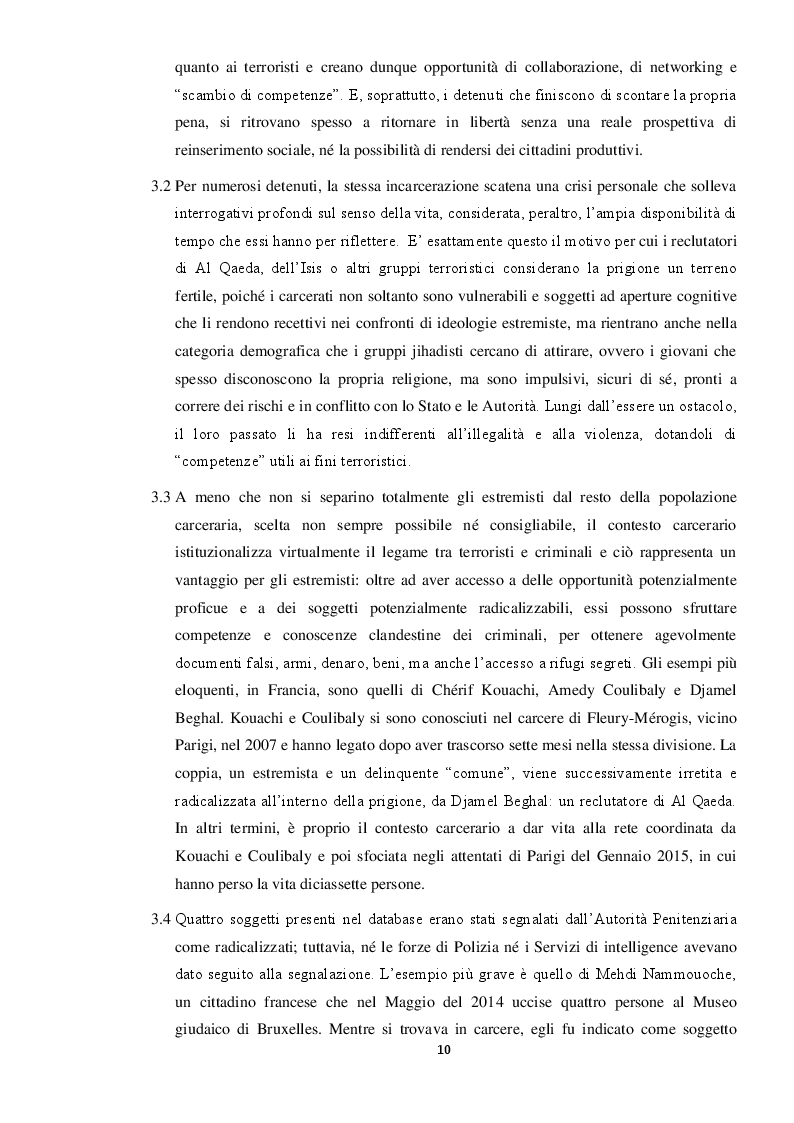 Anteprima della tesi: Isis e terrorismo jihadista in Europa, analogie con il modello operativo del crimine organizzato di matrice camorrista: un parallelismo interpretativo, Pagina 7