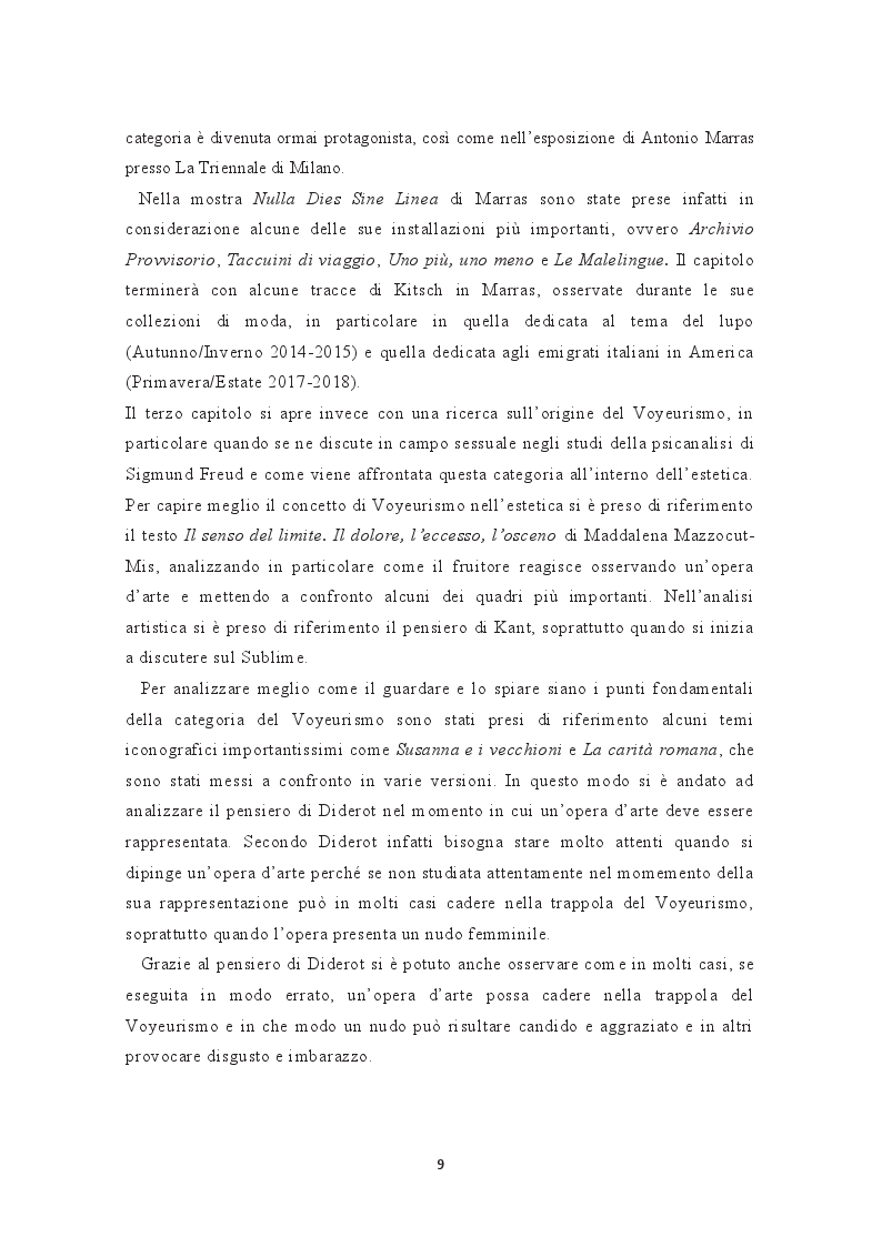 Anteprima della tesi: Antonio Marras: un viaggio tra Kitsch e Voyeurismo, Pagina 6