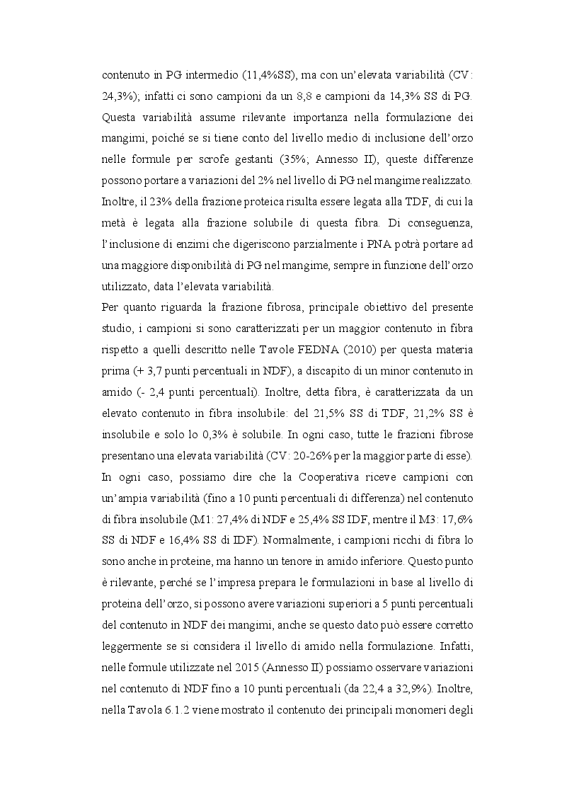 Anteprima della tesi: Valutazione della Frazione Fibrosa delle Materie Prime Utilizzate nell’ Alimentazione dei suini in riproduzione, Pagina 3