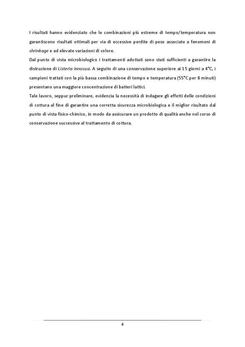 Anteprima della tesi: Cottura Sous Vide: effetto combinato del tempo e della temperatura sulla qualità chimico-fisica e microbiologica di tranci di salmone (Oncorhynchus keta), Pagina 3