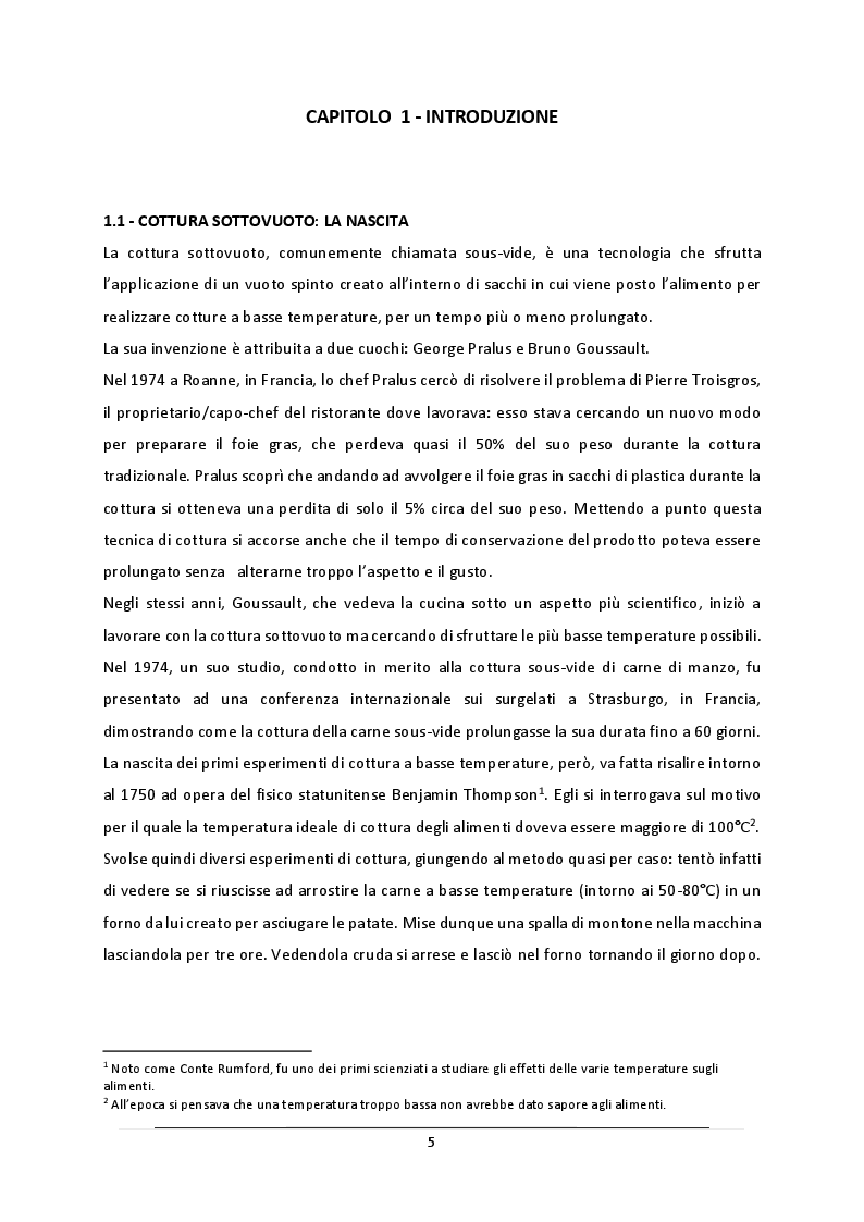 Anteprima della tesi: Cottura Sous Vide: effetto combinato del tempo e della temperatura sulla qualità chimico-fisica e microbiologica di tranci di salmone (Oncorhynchus keta), Pagina 4