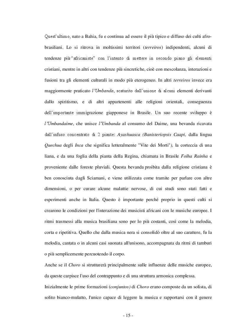 Estratto dalla tesi: Choro: La storia di un popolo attraverso la sua musica