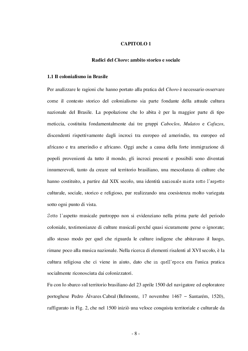 Anteprima della tesi: Choro: La storia di un popolo attraverso la sua musica, Pagina 6