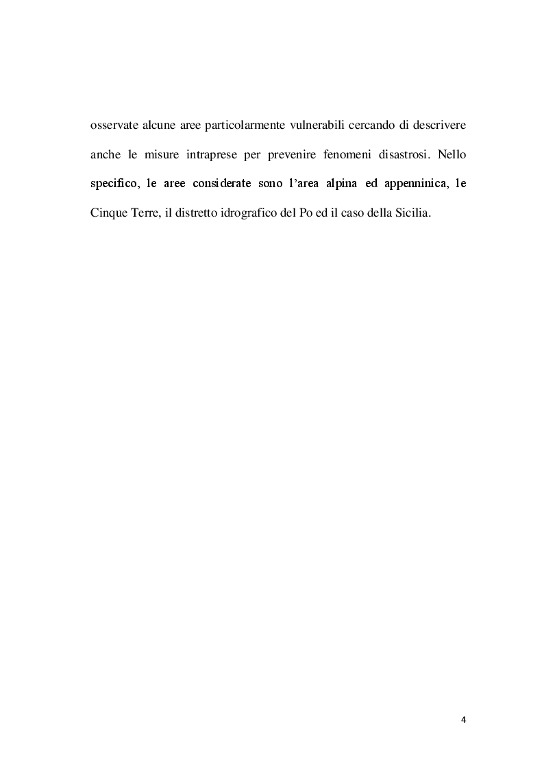 Anteprima della tesi: Rischio idrogeologico e cambiamenti climatici: l'azione antropica sull'ambiente, Pagina 5