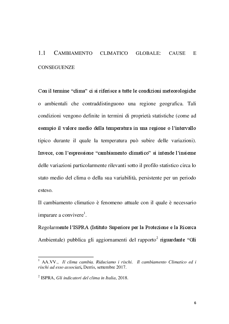 Anteprima della tesi: Rischio idrogeologico e cambiamenti climatici: l'azione antropica sull'ambiente, Pagina 7