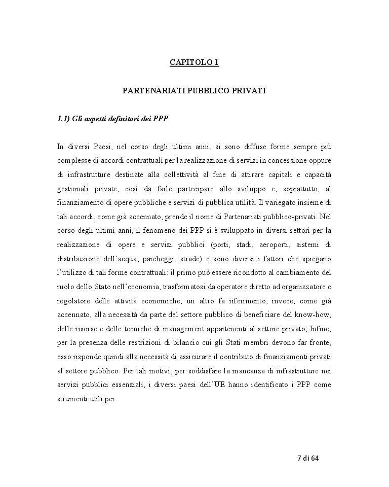 Anteprima della tesi: Il Trattamento contabile delle Concessioni e degli Accordi dei Servizi in Concessione nelle società quotate, Pagina 4