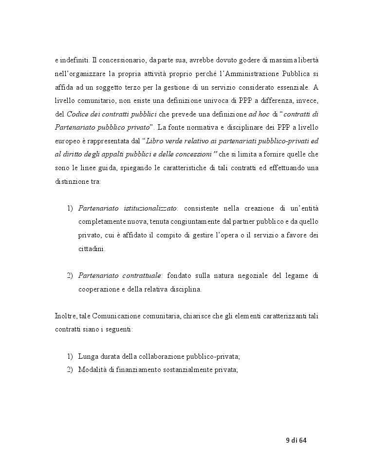 Anteprima della tesi: Il Trattamento contabile delle Concessioni e degli Accordi dei Servizi in Concessione nelle società quotate, Pagina 6