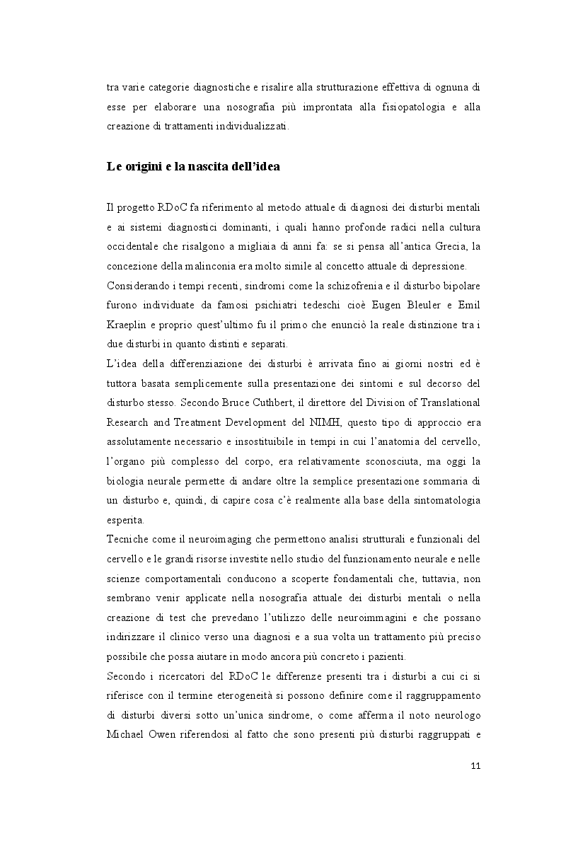 Anteprima della tesi: Analisi della letteratura relativa al Disturbo dello Spettro dell'Autismo secondo la prospettiva RDoC, Pagina 7