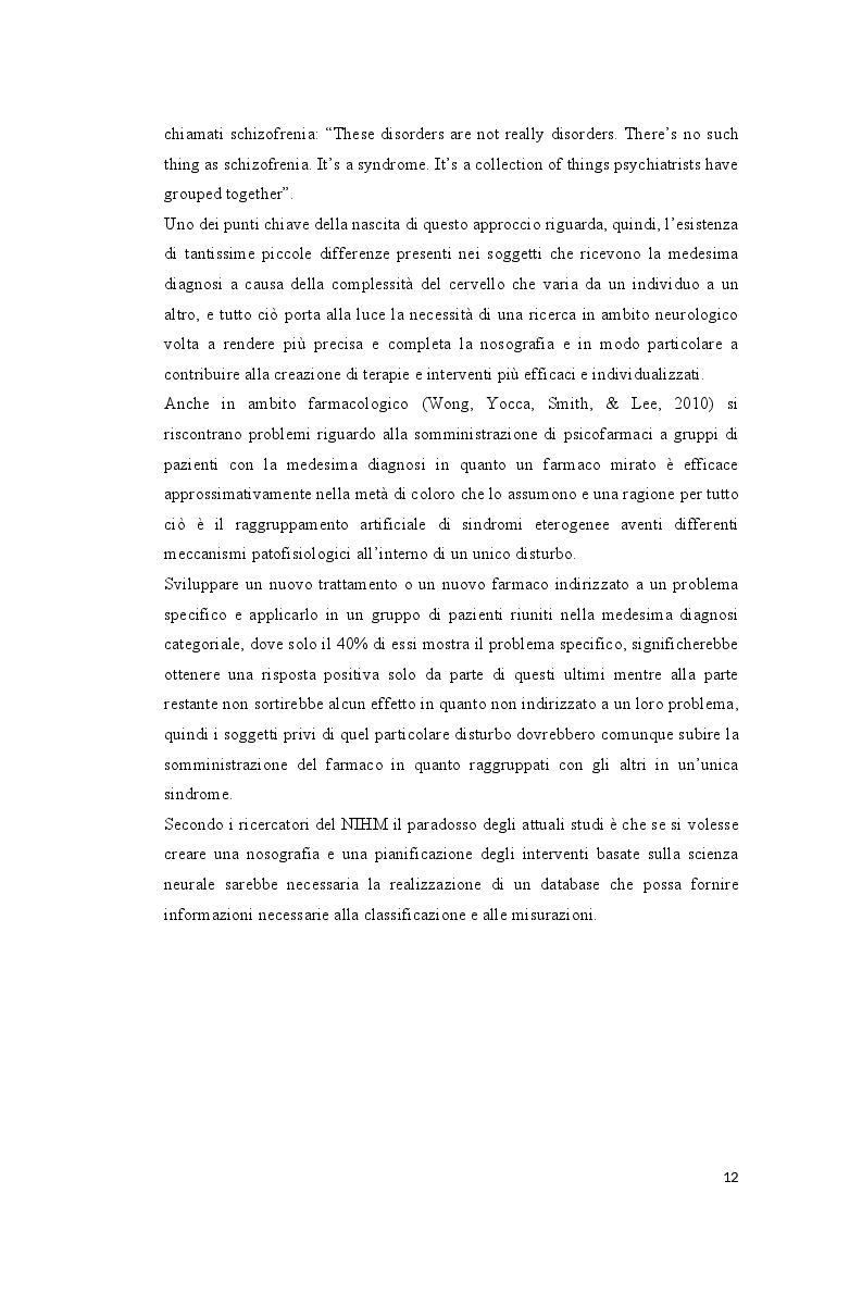 Anteprima della tesi: Analisi della letteratura relativa al Disturbo dello Spettro dell'Autismo secondo la prospettiva RDoC, Pagina 8