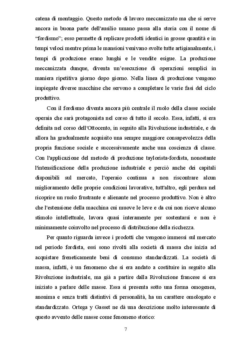 Anteprima della tesi: La pubblicità surrealista nella società di massa americana, Pagina 5