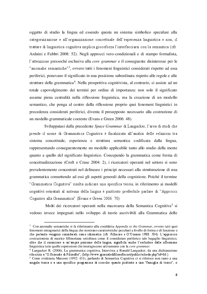 Anteprima della tesi: L'acqua e i liquidi nei sistemi metaforici: un'analisi in prospettiva cognitivista, Pagina 3