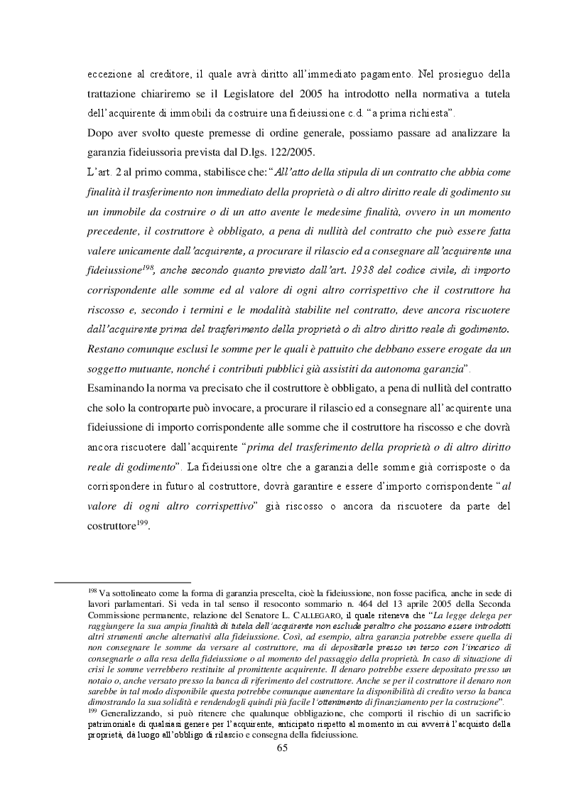 Anteprima della tesi: La tutela degli acquirenti degli immobili da costruire, Pagina 4