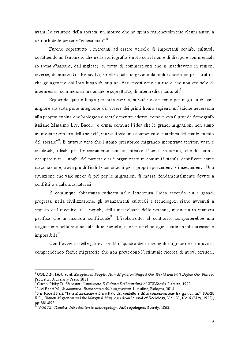 Anteprima della tesi: Il ruolo delle organizzazioni criminali nel traffico di esseri umani dall’Africa all’Europa. Il caso delle mafie nigeriane, Pagina 8