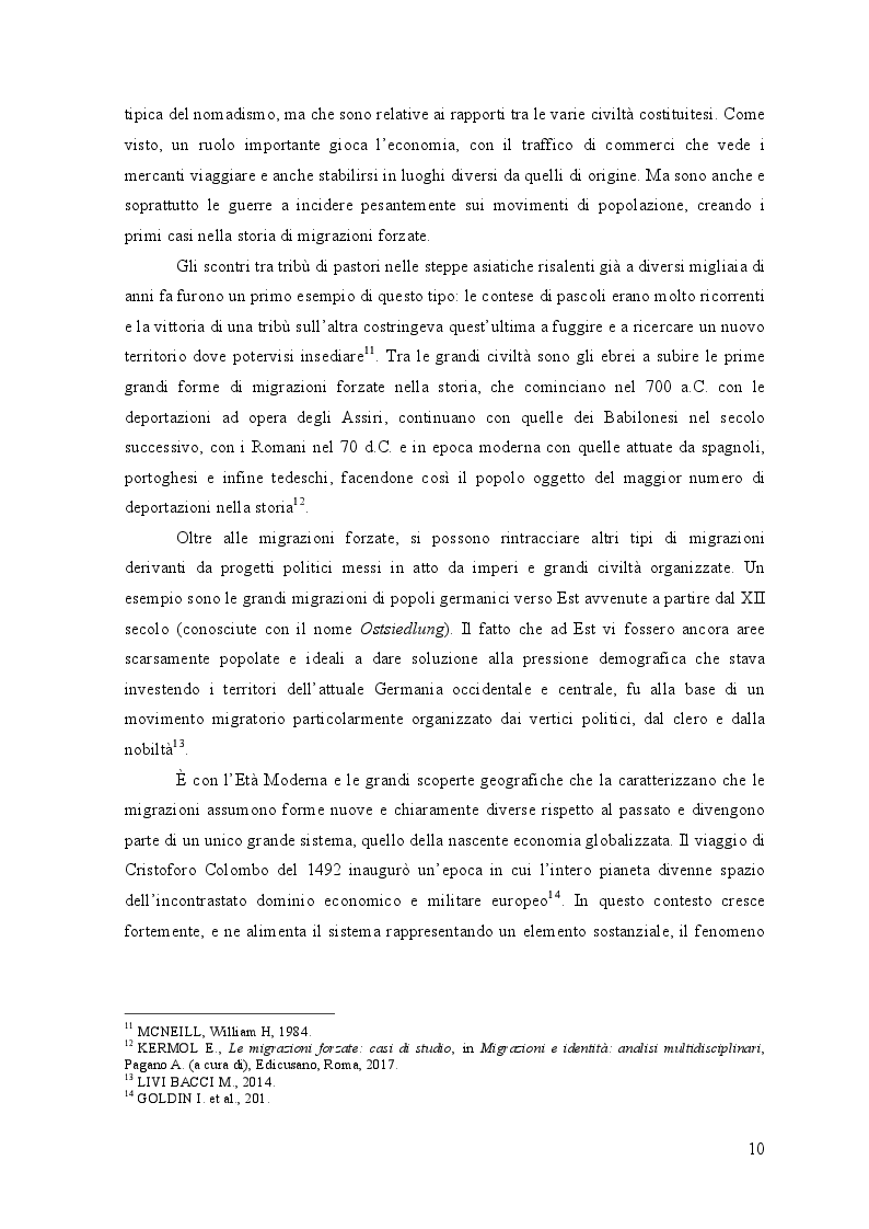 Anteprima della tesi: Il ruolo delle organizzazioni criminali nel traffico di esseri umani dall’Africa all’Europa. Il caso delle mafie nigeriane, Pagina 9