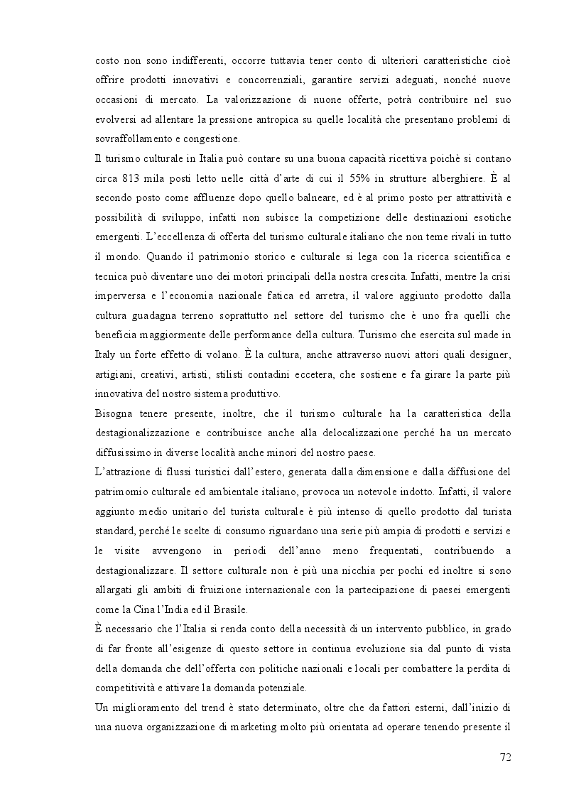 Anteprima della tesi: Turismo culturale e crescita economica: un’analisi sui rendimenti e i livelli di attivazione dei beni culturali in Sicilia, Pagina 6