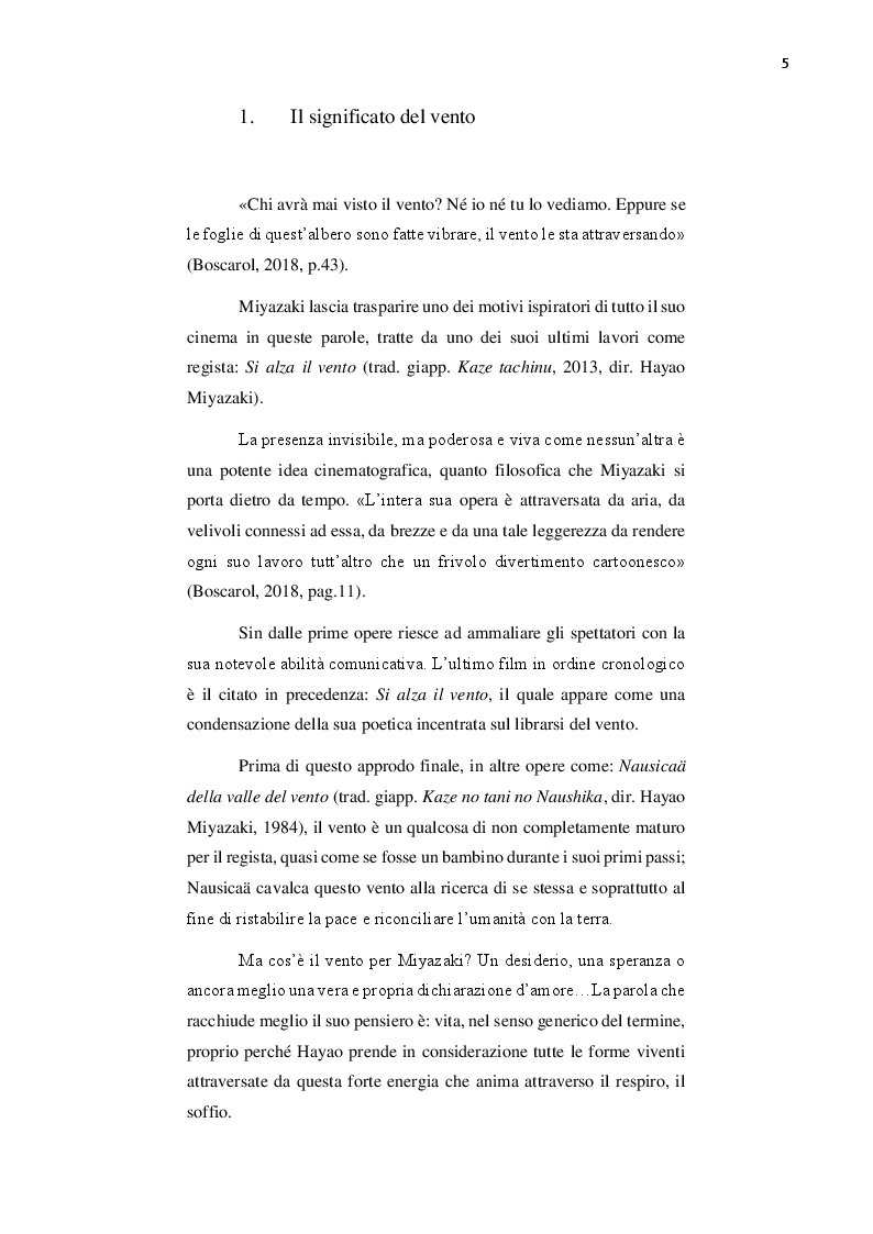 Anteprima della tesi: La filosofia del vento: da Omero a Miyazaki, Pagina 4